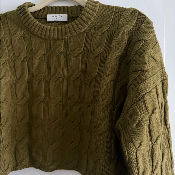 Babaton Sweaters - Babaton Glory Cropped Wool
